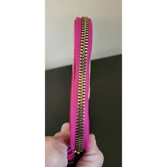 JUICY COUTURE Bag Speedy Satchel - Hot Pink & Matching Wristlet - Picture 8 of 16